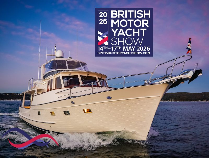 Fleming 55 at British Motor Yacht Show